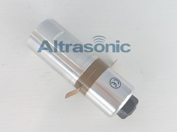 溶接の機械類のために陶磁器2部分が付いている圧電気の超音波トランスデューサー28KHz